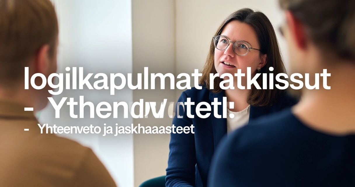 Yhteenveto ja jatkohaasteet